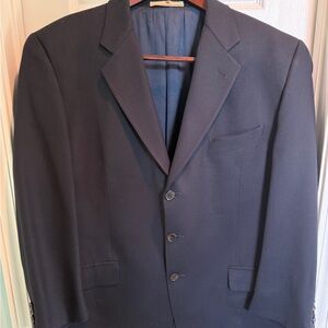 Joseph Abboud Navy Wool Blazer Sport Coat Men’s 42R Made USA